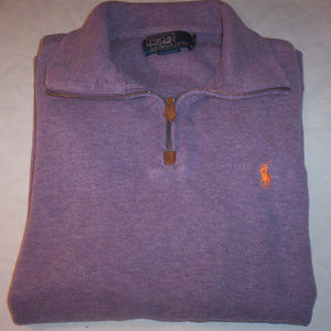 Mens medium Polo Ralph Lauren 1/4 zip pullover